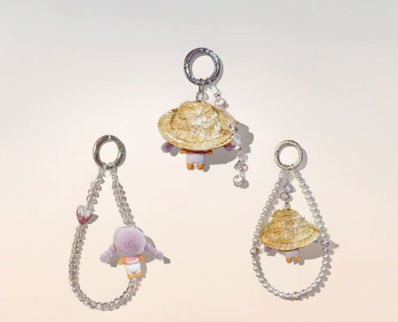 Straw Hat Doll Keychain